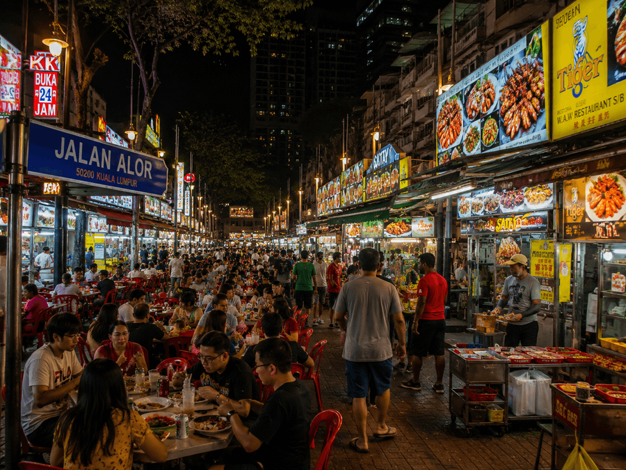Jalan Alor food street