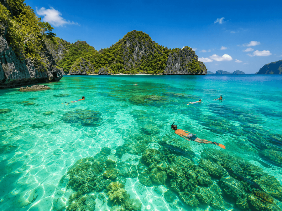 Crystal-clear water