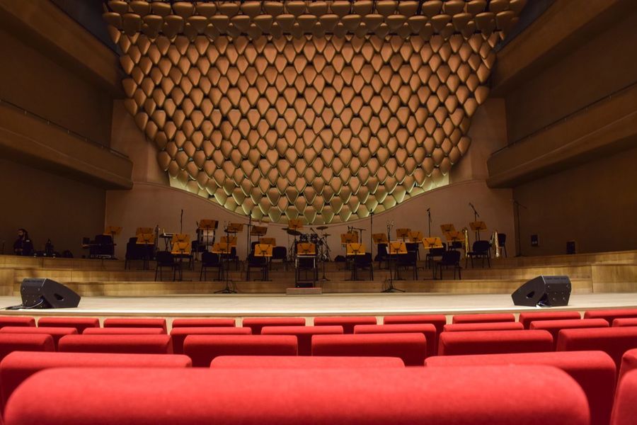 Concert hall interior