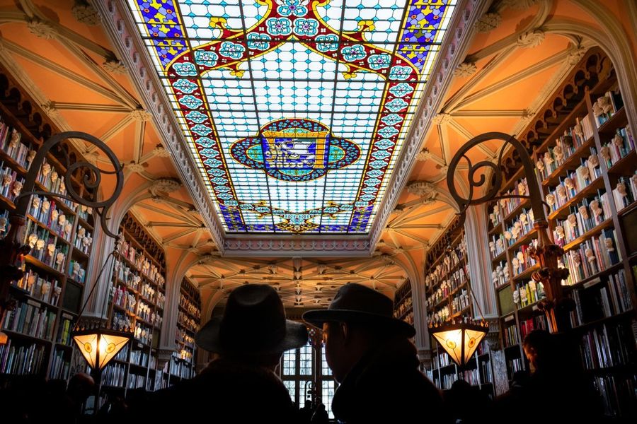 Stained glass ceiling