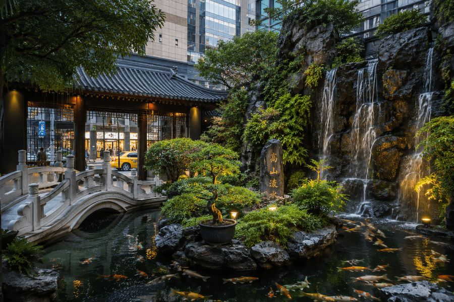 The Waterfall Garden