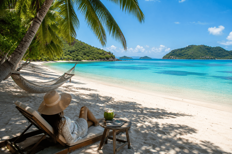 Beachfront relaxation