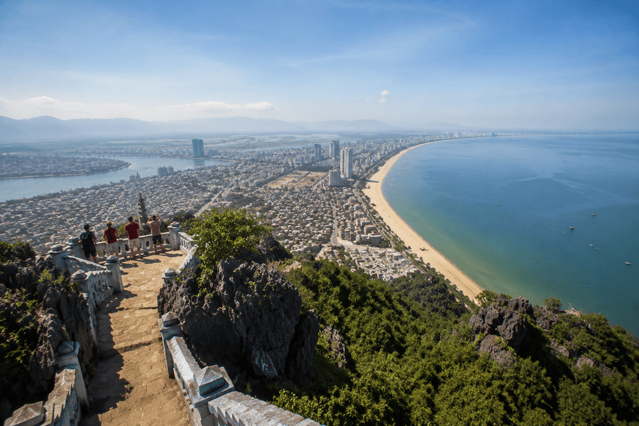 Mountain summit viewpoint