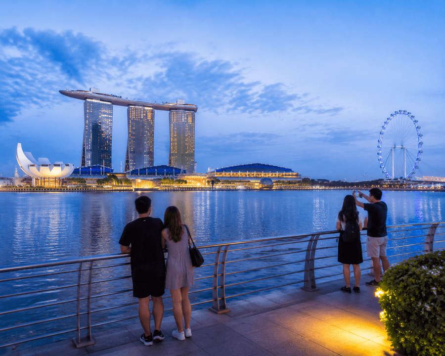 The spectacular bay views