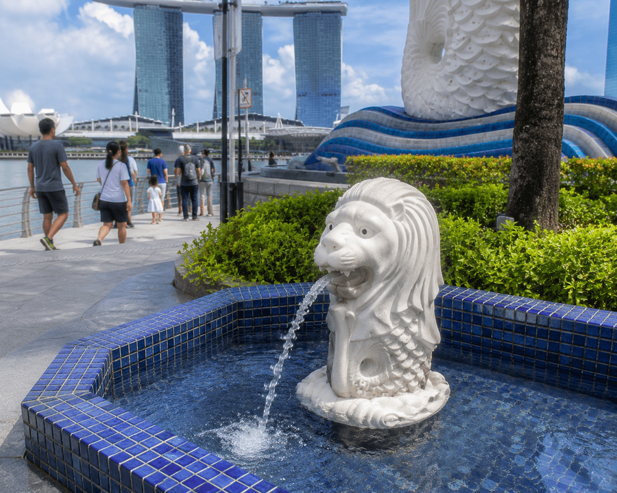 The baby Merlion