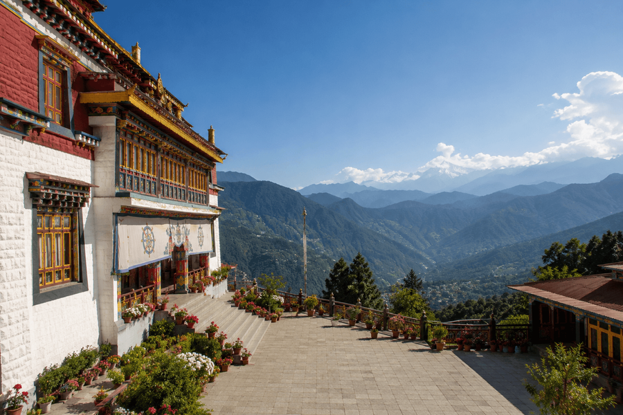 Monastery courtyards and viewpoints