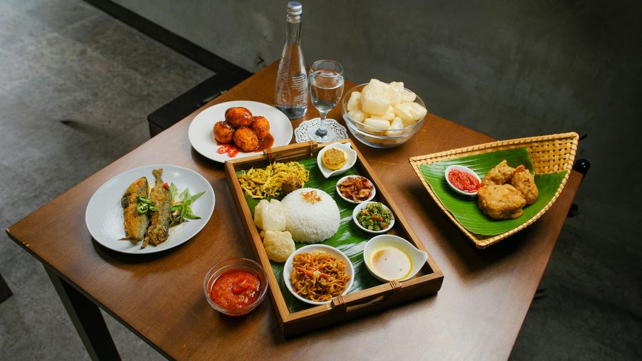 Traditional Banana Leaf Meal