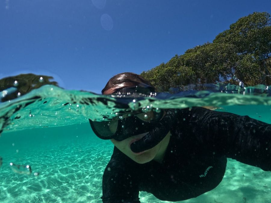 Snorkelling at Elephant Beach