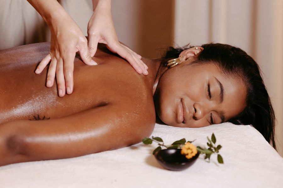 Oil-and-Pumice Massage