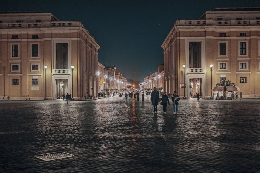 Exploring the Trastevere Neighborhood at Night