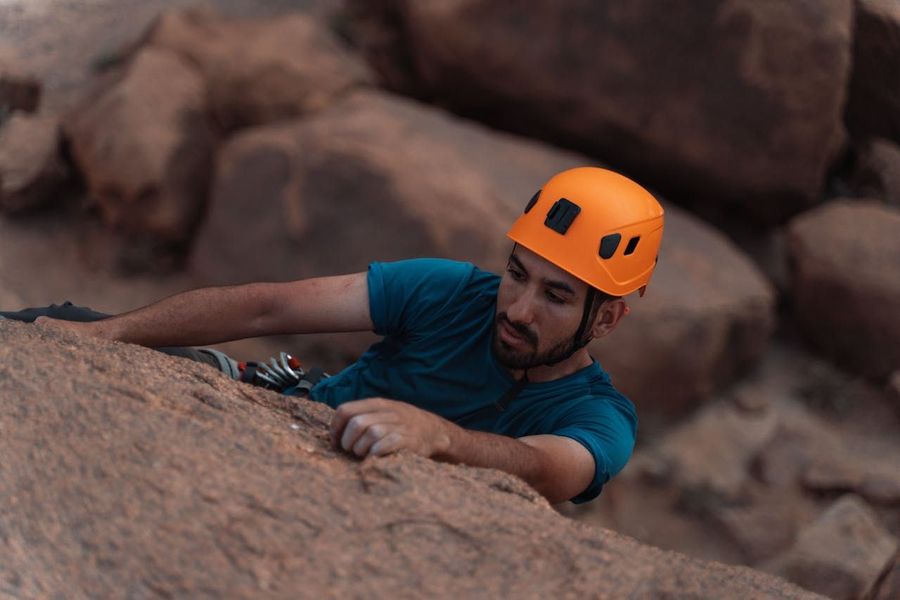Rock Climbing on Hampi Boulders