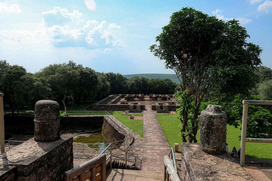 Four Carved Toranas