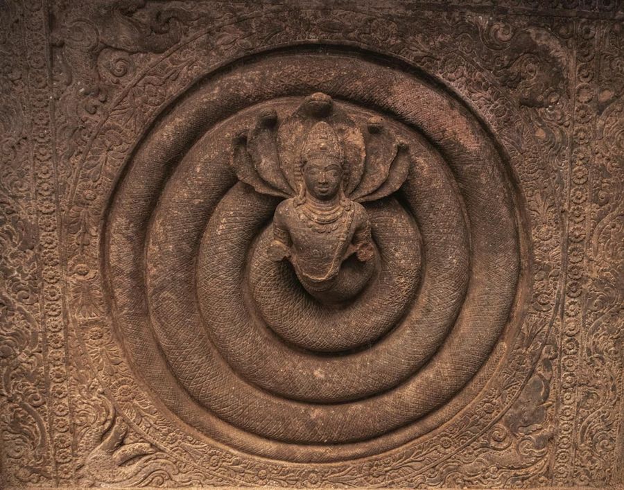 Cave 3 Vishnu on Shesha