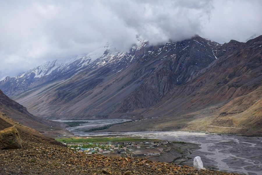 Kaza Market & Spiti River