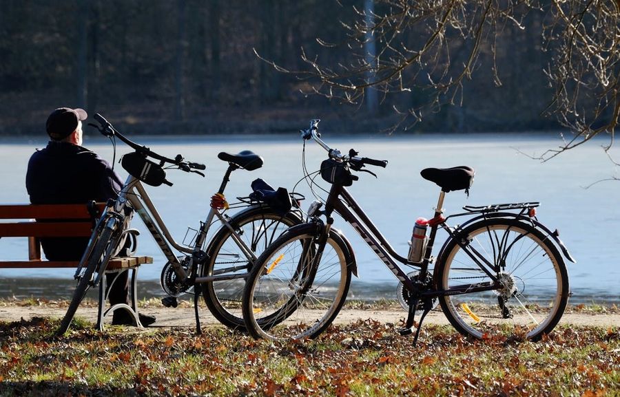 Cycling at Kukkarahalli Lake
