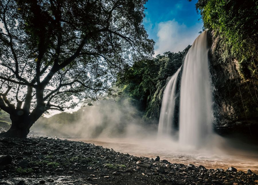 Chamarel Seven-Coloured Earth & Waterfall