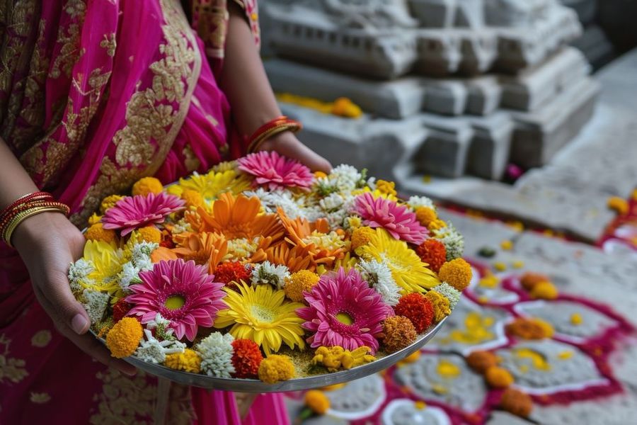 Why You Must Experience the Flower Petal Holi of Vrindavan Once