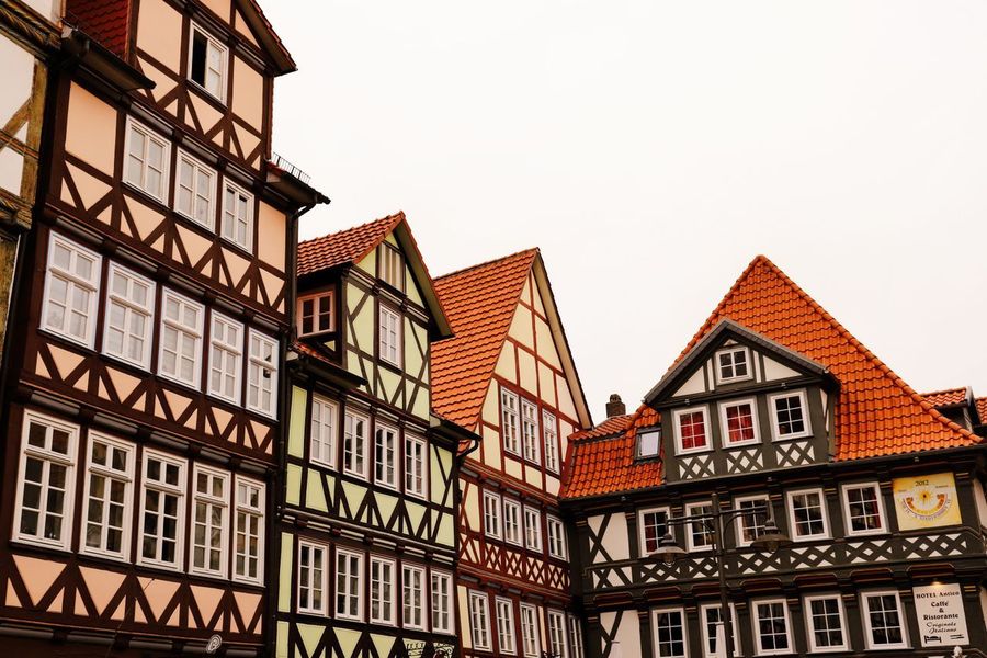 Half-timbered houses