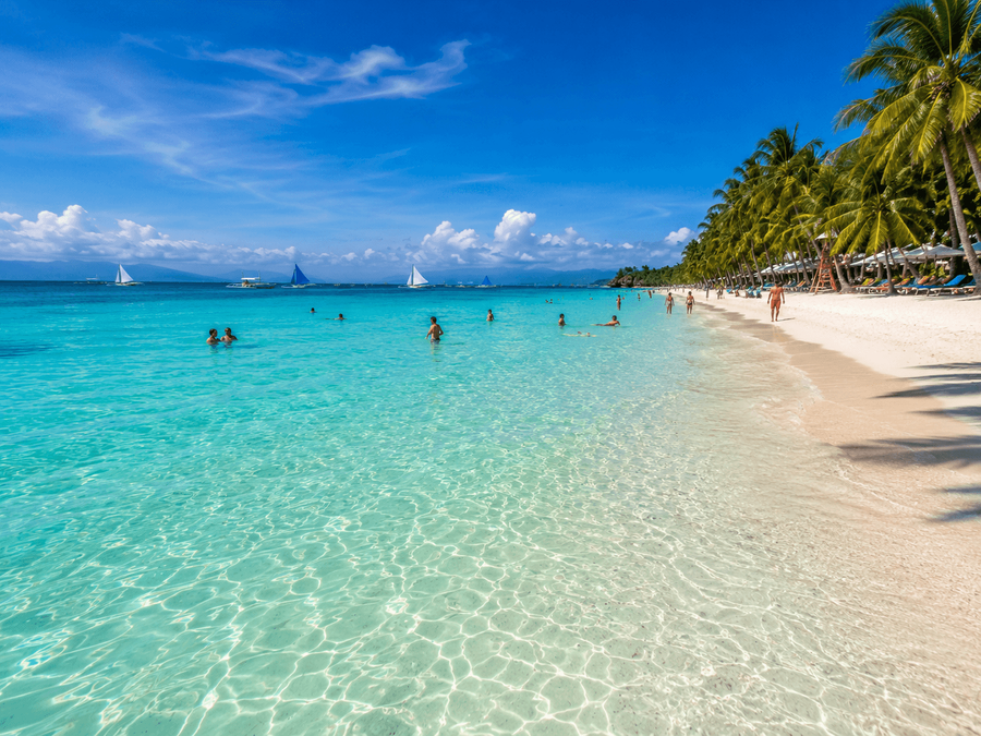 Clear turquoise waters