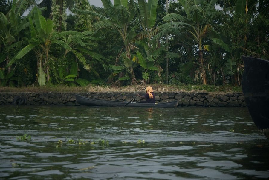 Kayaking through Backwater Canals