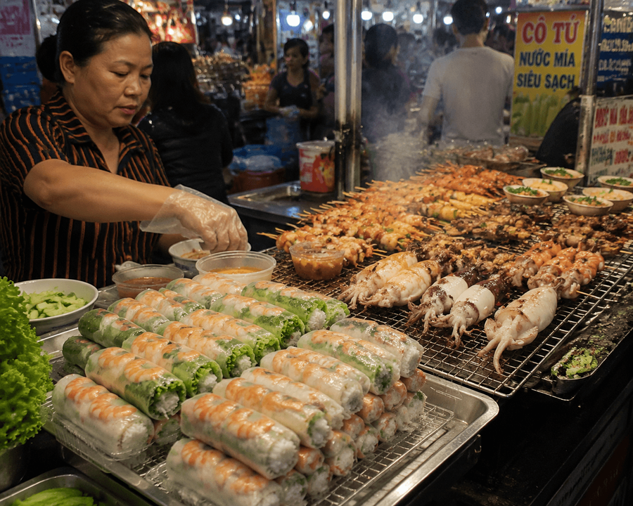 Street food section