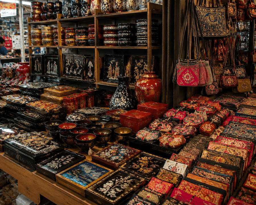 Handicraft stalls