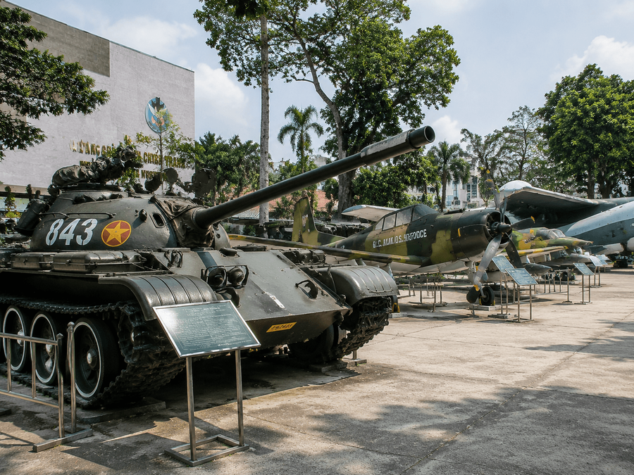 Outdoor military displays