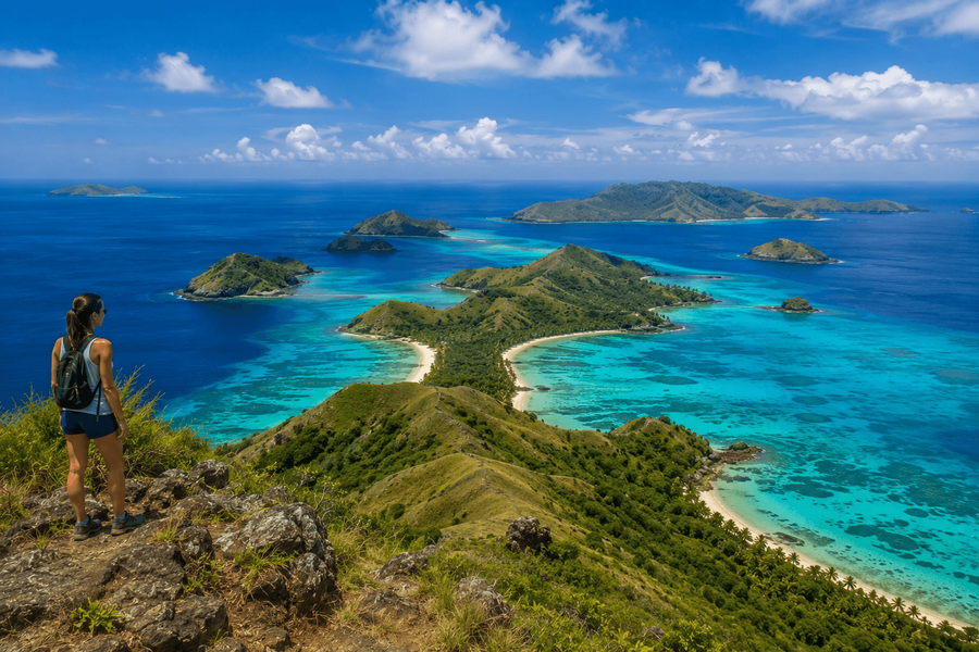 Panoramic island views