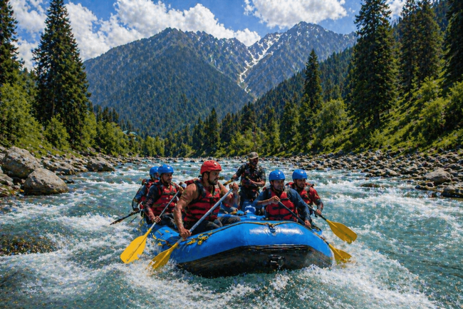River Rafting on the Lidder