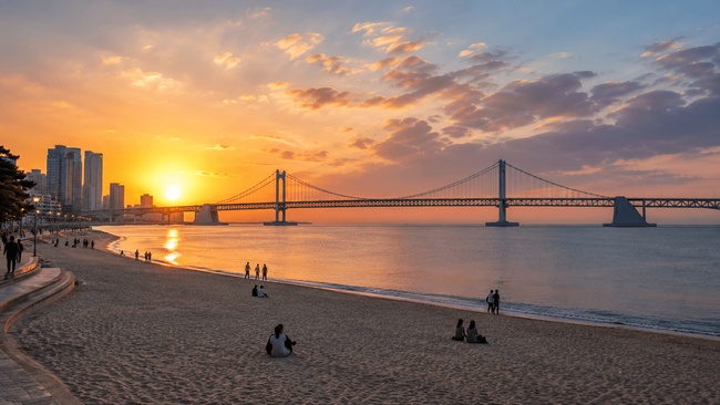 Sunset at Gwangalli Beach
