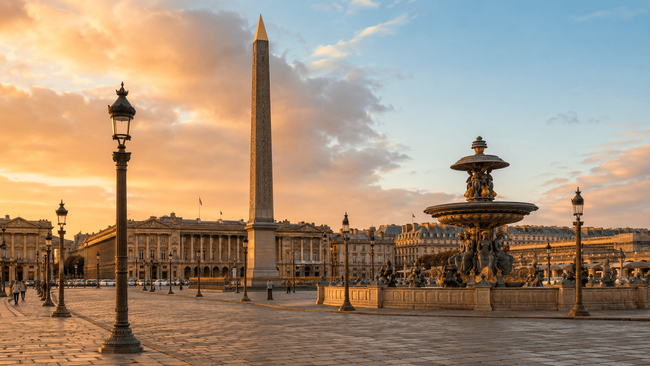 Place de la Concorde and city landmarks visit