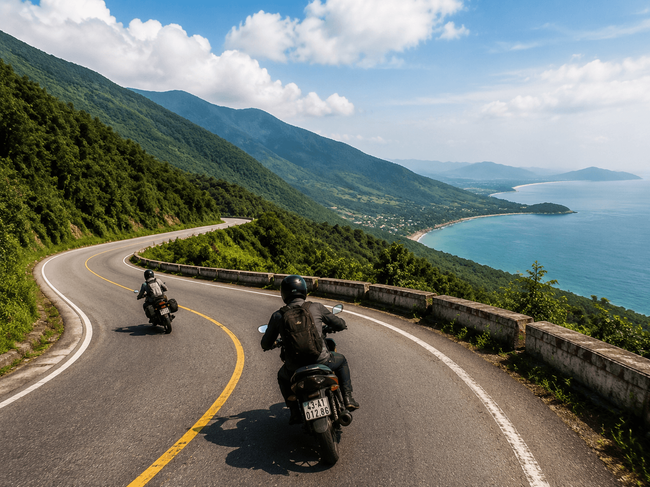 Motorbiking the Hai Van Pass
