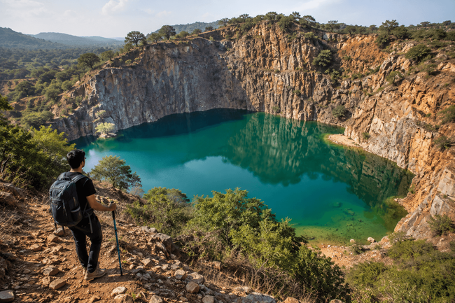 Trekking to Bharadwaj Lake