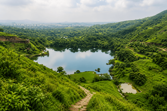 Exploring the Badkhal Lake Hills