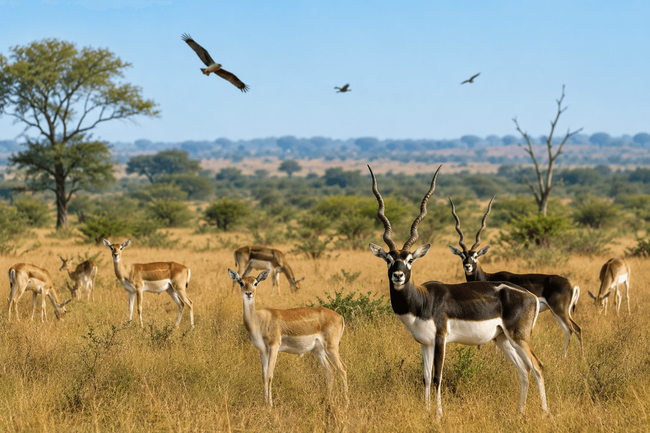 Wildlife Spotting at Rollapadu Wildlife Sanctuary