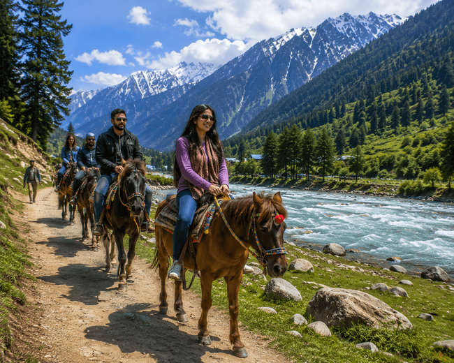 Pony Rides in Pahalgam