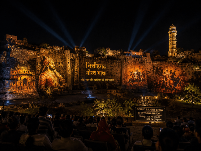 Sound-and-Light Show at the Fort