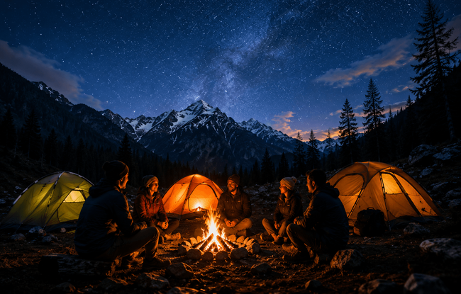 Kasol – Trek & Camp (KHEERGANGA)