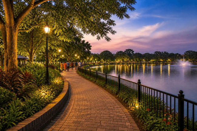 Vanganga Lake Garden Walk
