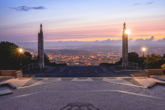 Sunset at Miradouro da Senhora do Monte