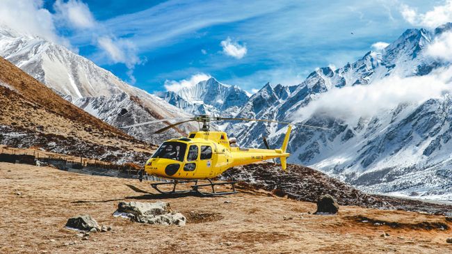 Helicopter to Kedarnath