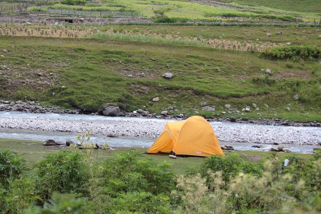 Camping by the Baspa