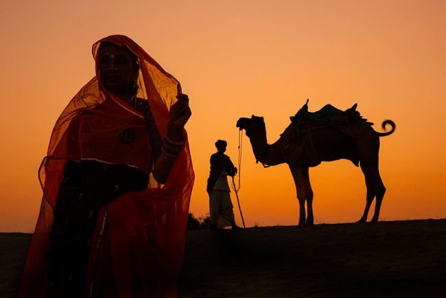 Camel Safari in Thar Desert