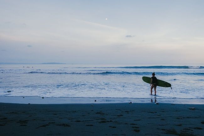 Surfing at Serenity Beach
