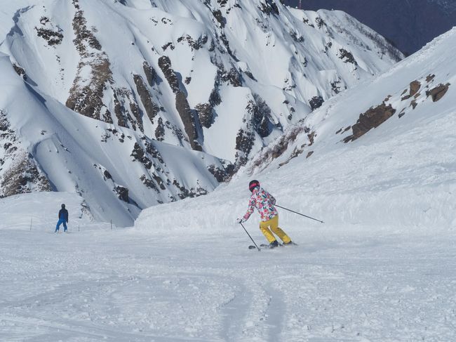 Skiing on the Main Slope