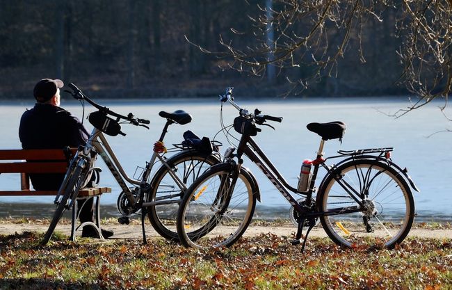Cycling at Kukkarahalli Lake