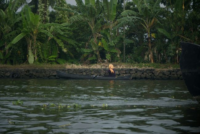 Kayaking through Backwater Canals