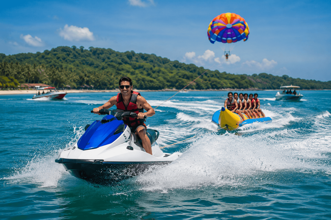 Jet Skiing and Water Sports in Bentota