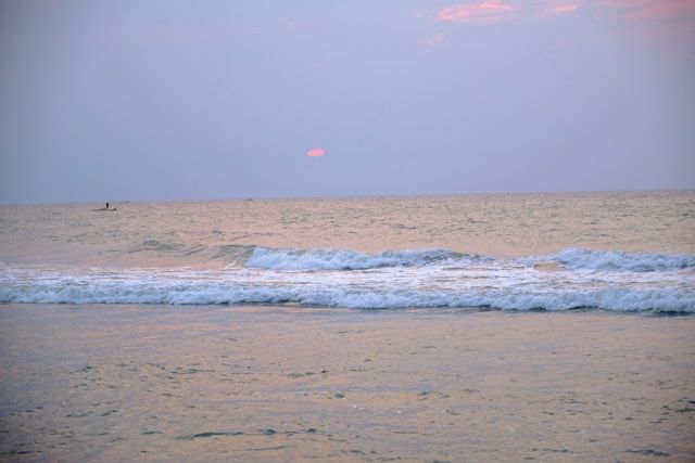 Sea waves up close (but from a safe distance)