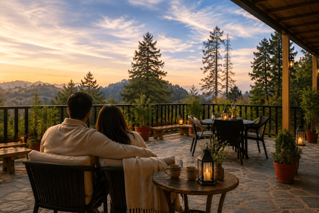 Couple retreat lake - Tehri